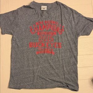 J. America Gray NCAA Buckeyes T-Shirt